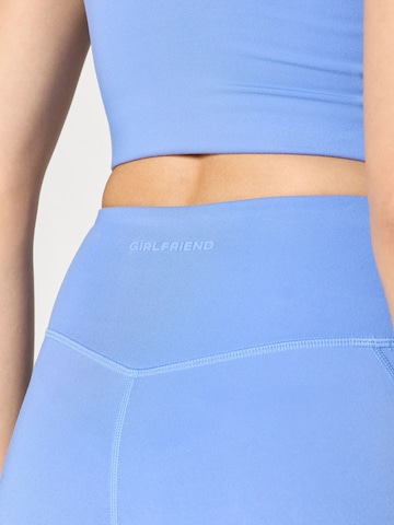 Girlfriend Collective Normální Kalhoty ' Compressive ' – modrá
