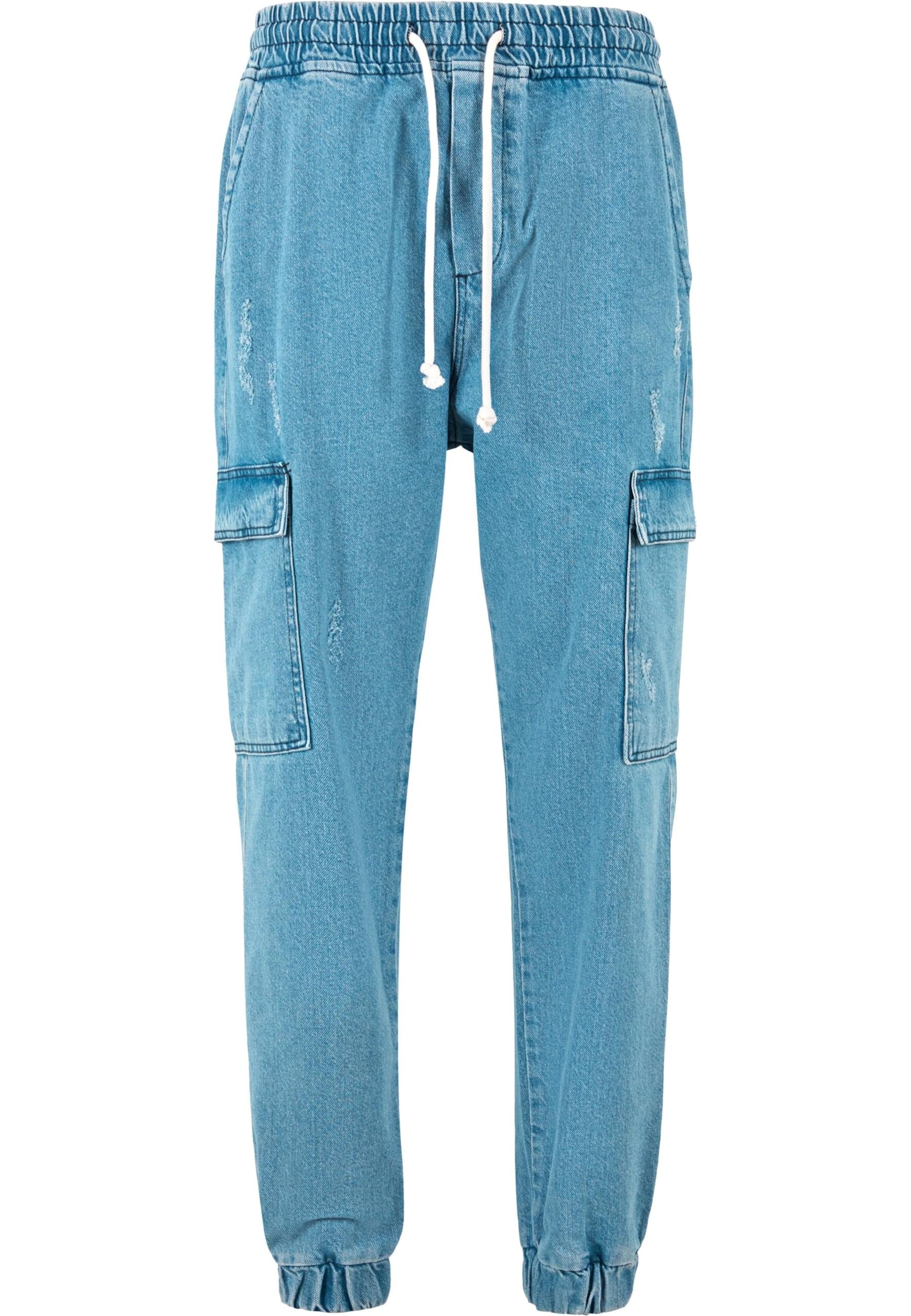 2Y Premium Tapered Jeans in Blau: Vorderseite