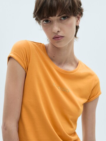 Tricou de la MANGO pe portocaliu