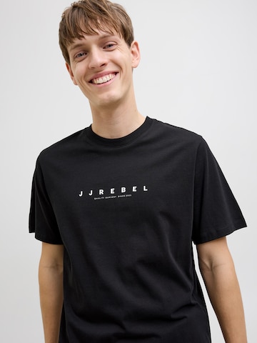 JJ Rebel T-Shirt 'JREBROCKY' in Schwarz