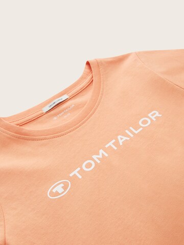 TOM TAILOR Shirt in Orange