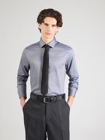 Calvin Klein Regular fit Button Up Shirt in Blue: front