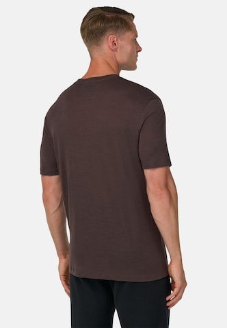 Boggi Milano T-Shirt 'B Sustainable' in Braun