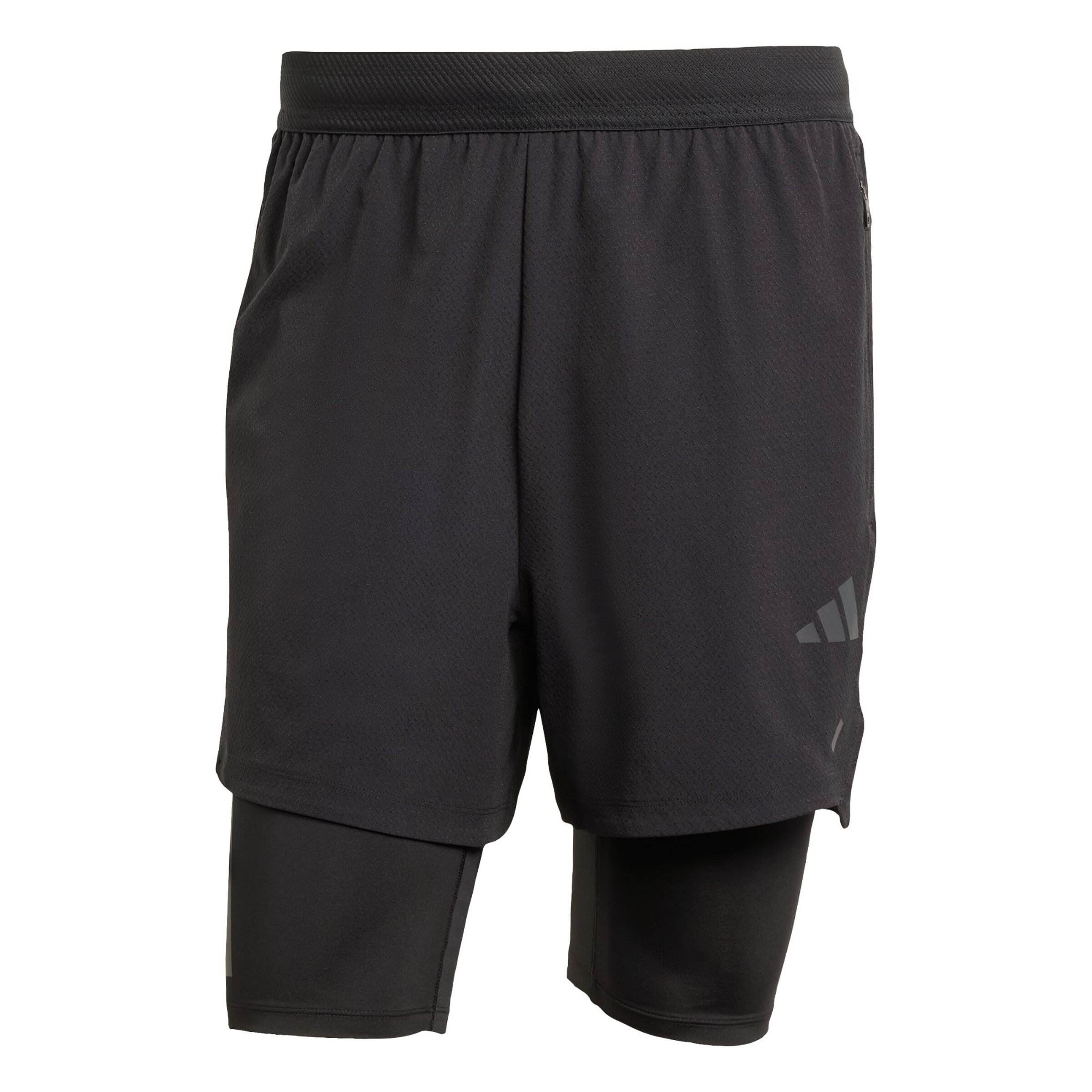 ADIDAS PERFORMANCE - Slimfit Pantalón deportivo '2-in-1 Power' en negro