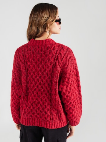 Monki Oversized sweater 'Tate' in Red