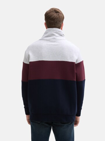 TOM TAILOR Men + Sweatshirt in Blauw