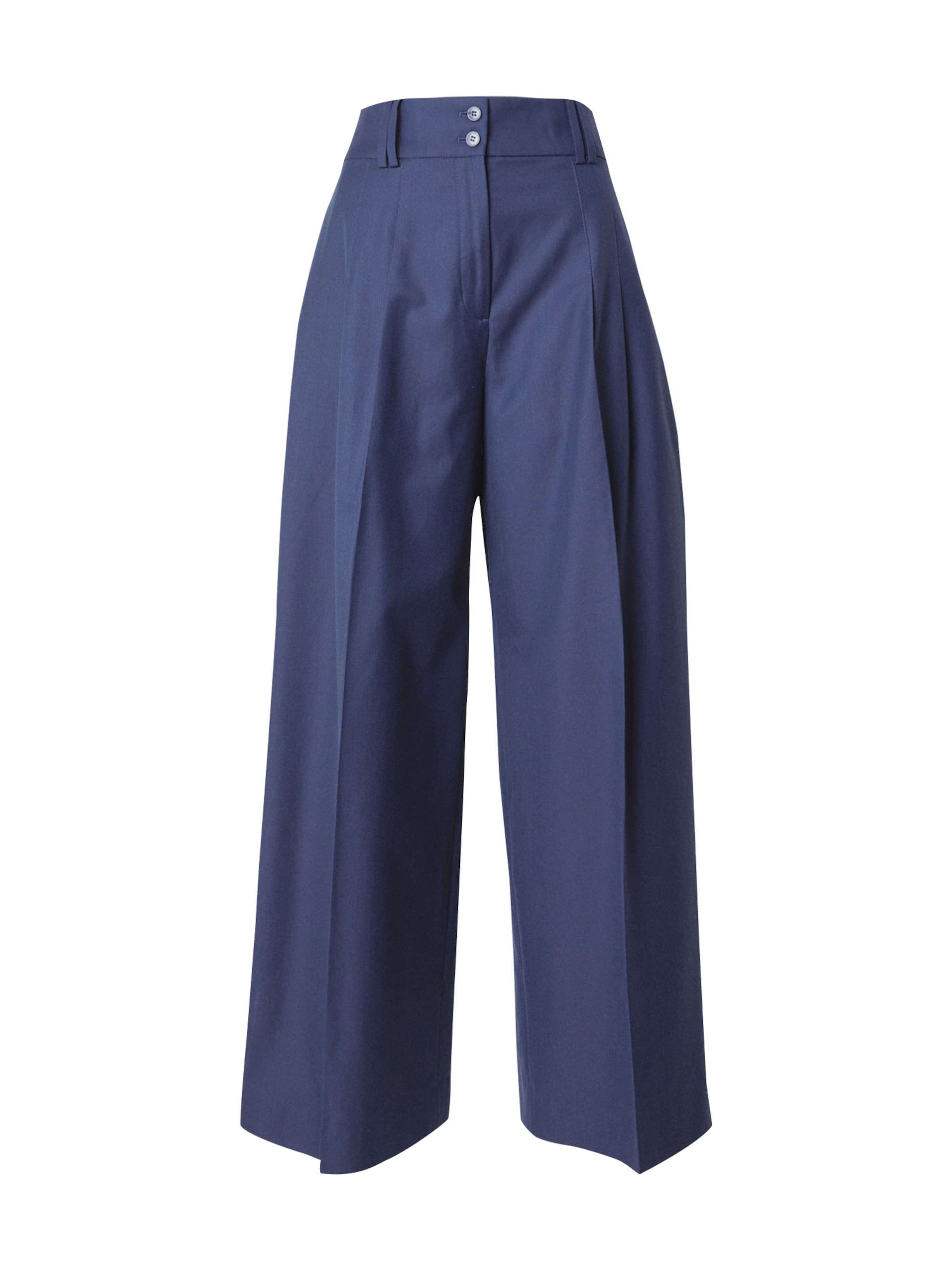 & Other StoriesWide Leg/ Široke nogavice Hlače na crtu - plava boja: prednji dio