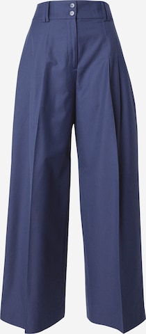 mėlyna & Other Stories Plačios klešnės Klostuotos kelnės: priekis