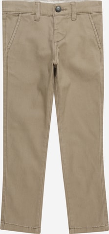 Coupe slim Pantalon 'MARCO DAVE' Jack & Jones Junior en beige : devant