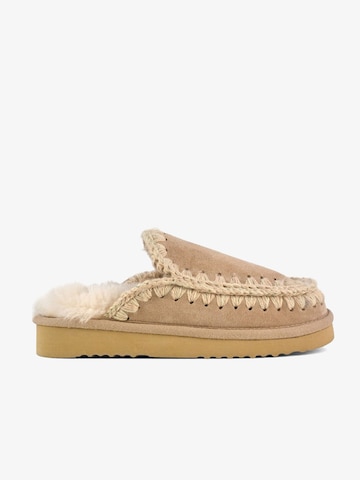 Pantoufle 'Eskimo' MOU en beige