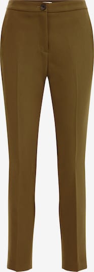 WE Fashion Pantalon chino en olive, Vue avec produit