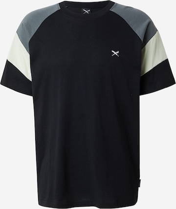 Iriedaily Tričko 'Flowing' – černá: přední strana