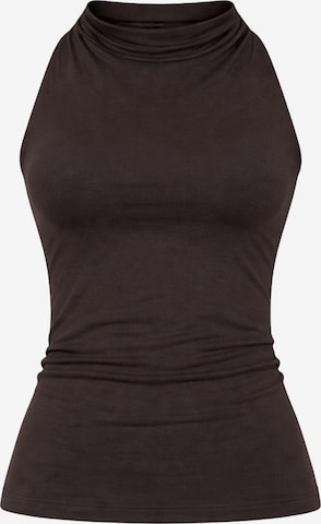 SASSYCLASSY Top in Braun: Vorderseite