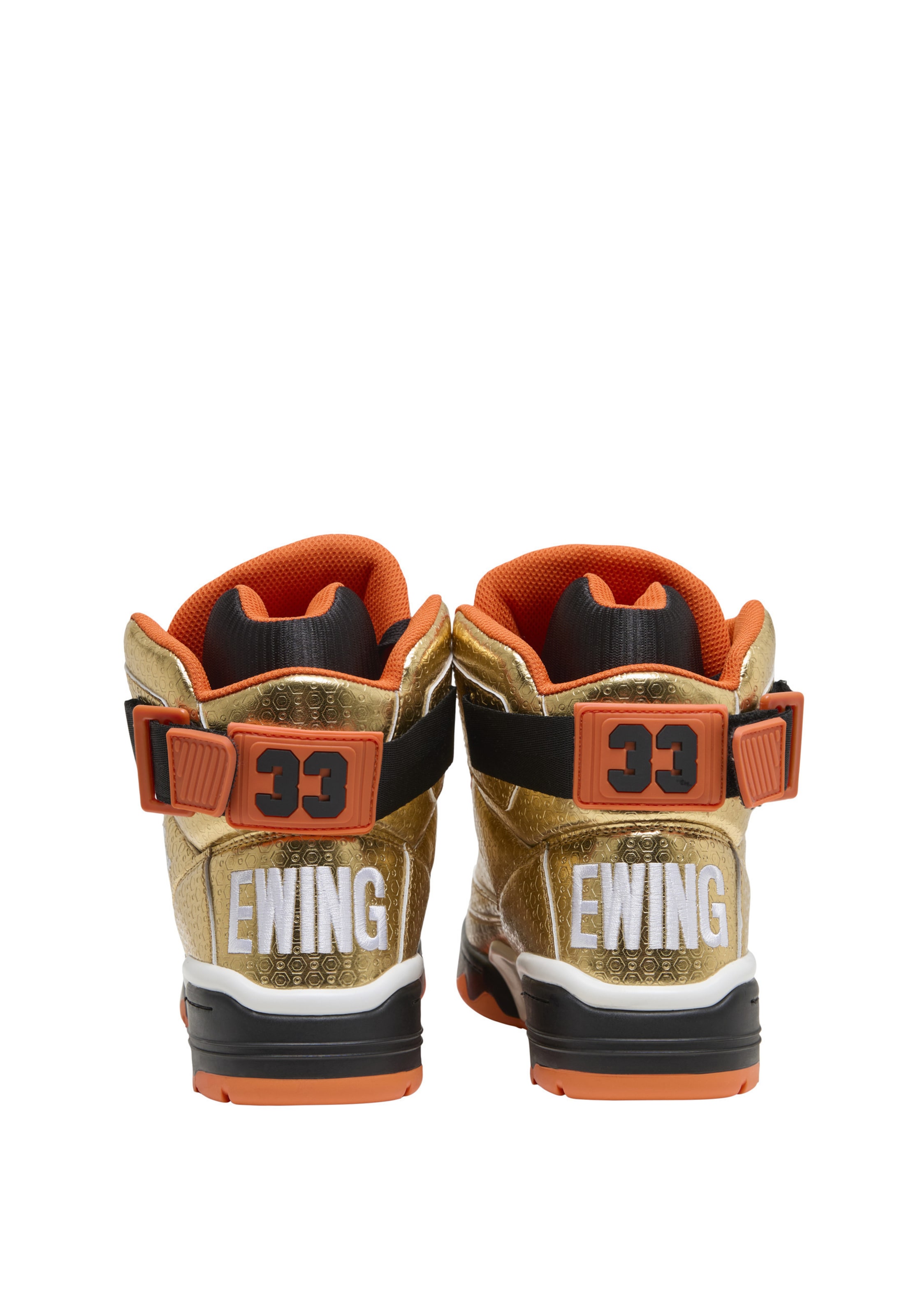 Sneaker alta 'Focus X Macho Man Randy Savage' di Ewing in oro