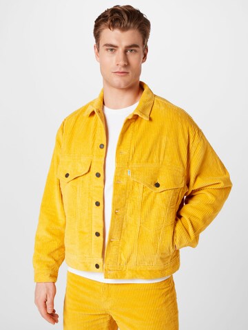 LEVI'S ® Kevad-sügisjope 'XSimpsons Trucker', värv kollane: eest vaates