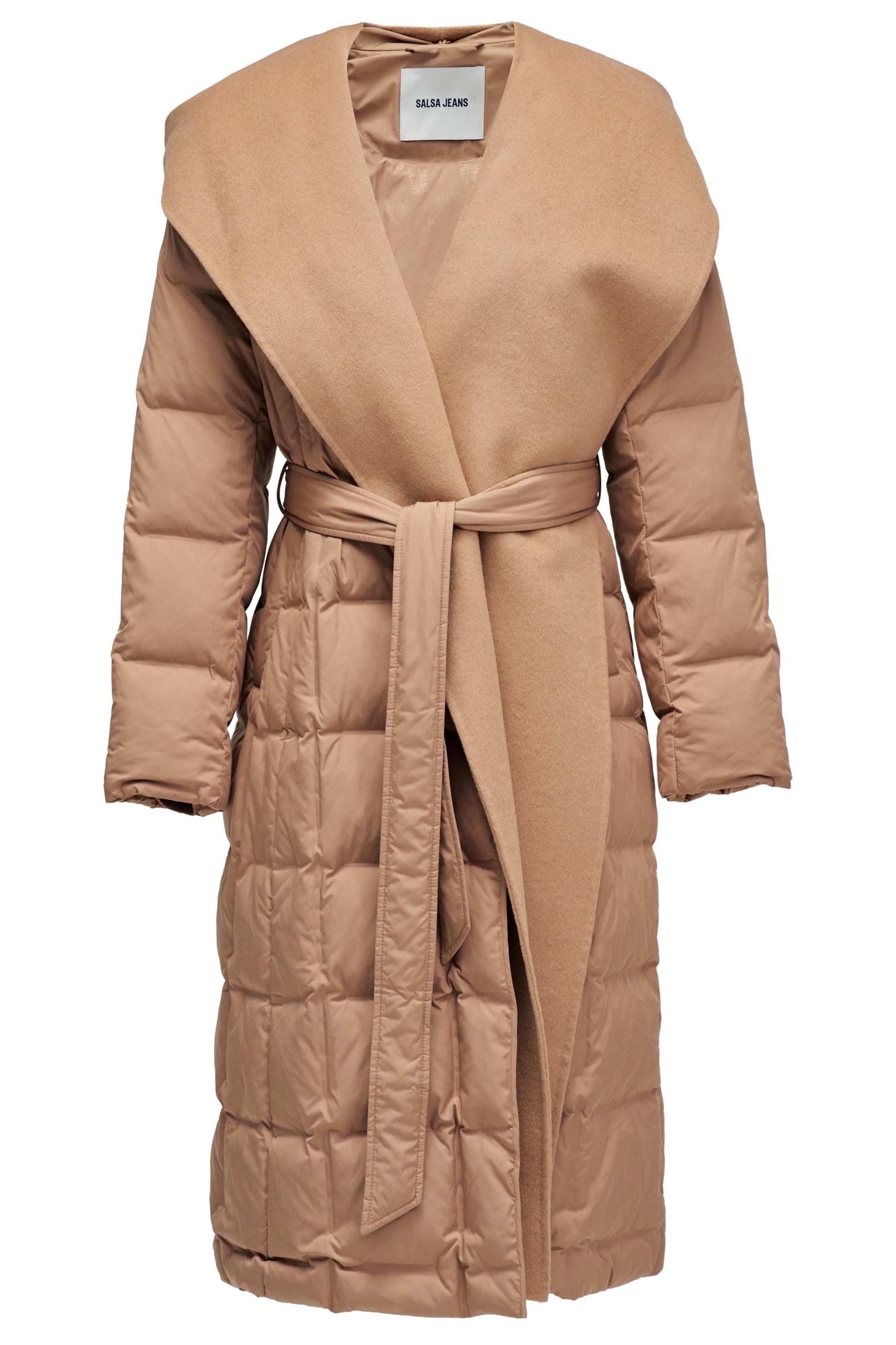 Salsa Jeans Steppmantel in Beige: Vorderseite