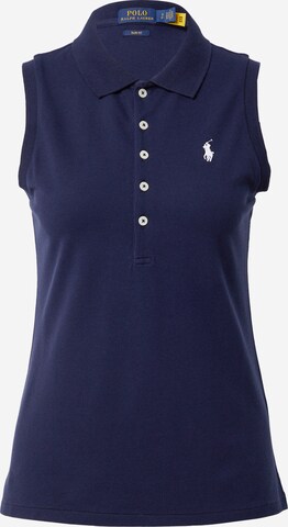 Top 'JULIE' di Polo Ralph Lauren in blu: frontale