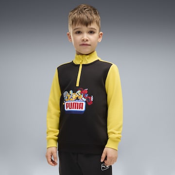 PUMA Sweatshirt 'Puma x Transformers' in Black: front
