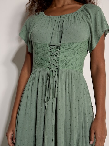 Apricot Jurk ' ' in Groen