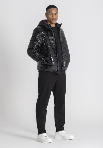 Gianni Kavanagh Winterjas 'Loop' in Zwart