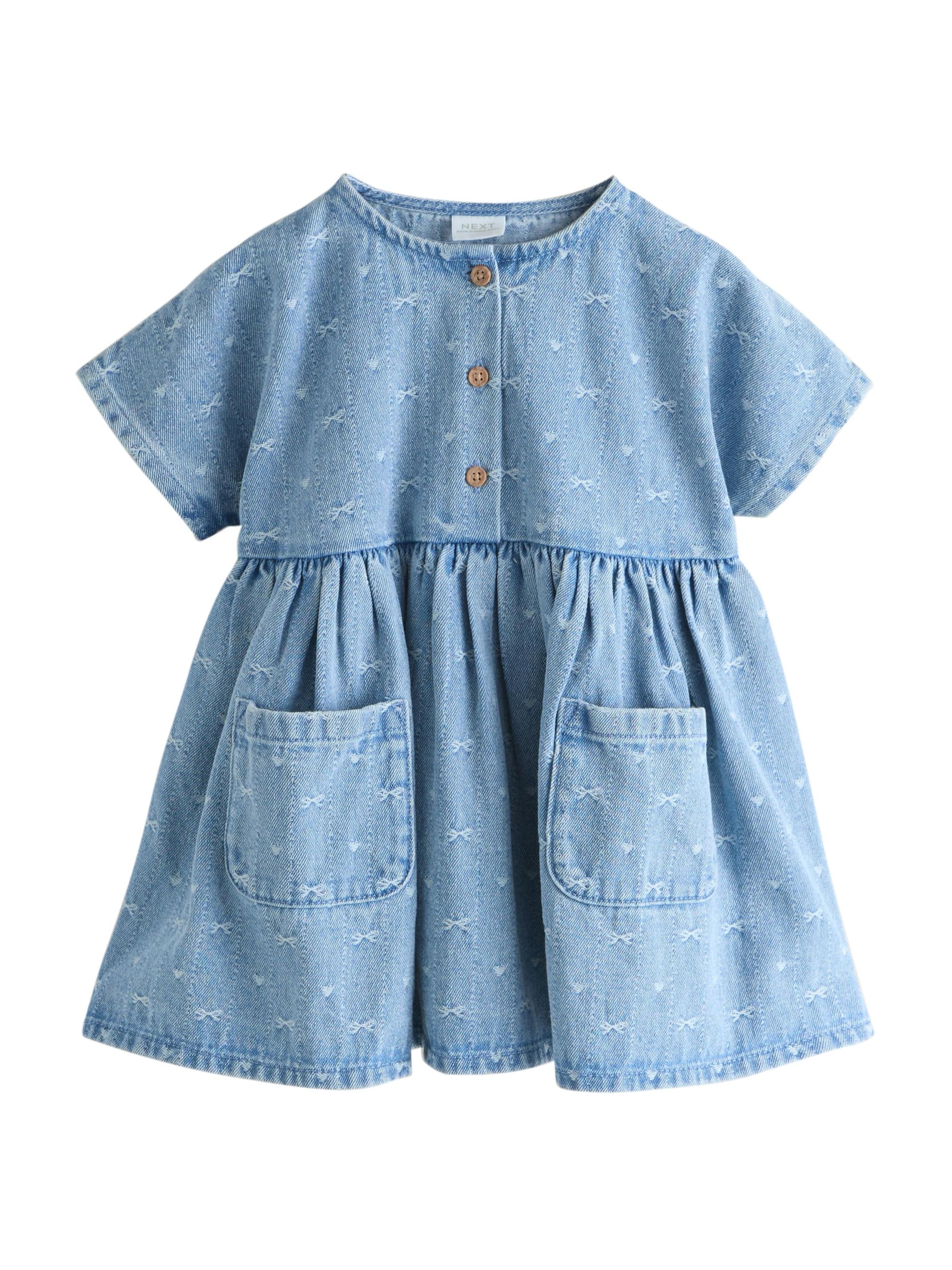 Next Jurk in de kleur Blauw denim, Productweergave