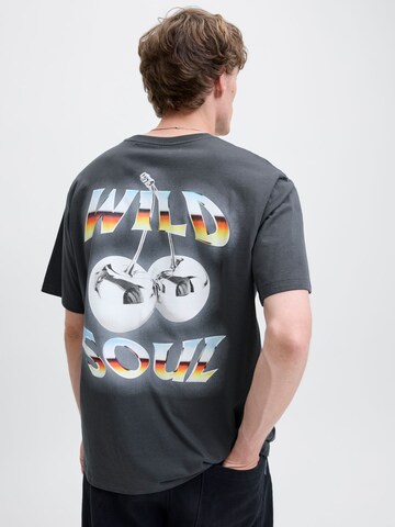 JACK & JONES - Camiseta 'JORSTEEL GALLERY' en gris