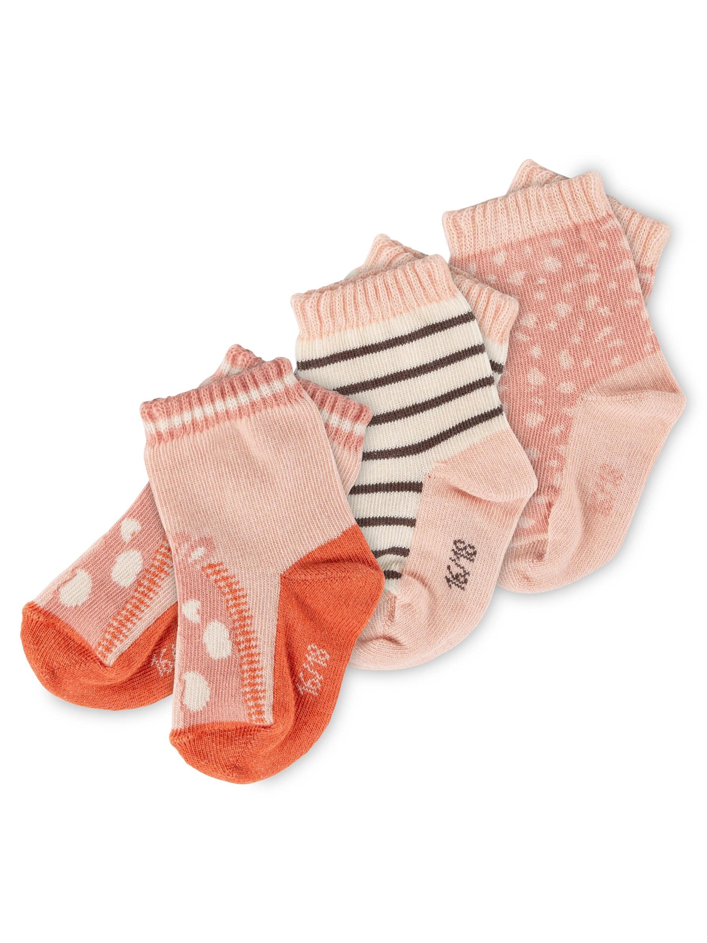 SIGIKID Socks 'Sockenset 3er Savanne' in Pink: front