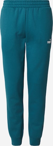 Regular Pantalon de sport 'ESS No. 1' PUMA en vert : devant