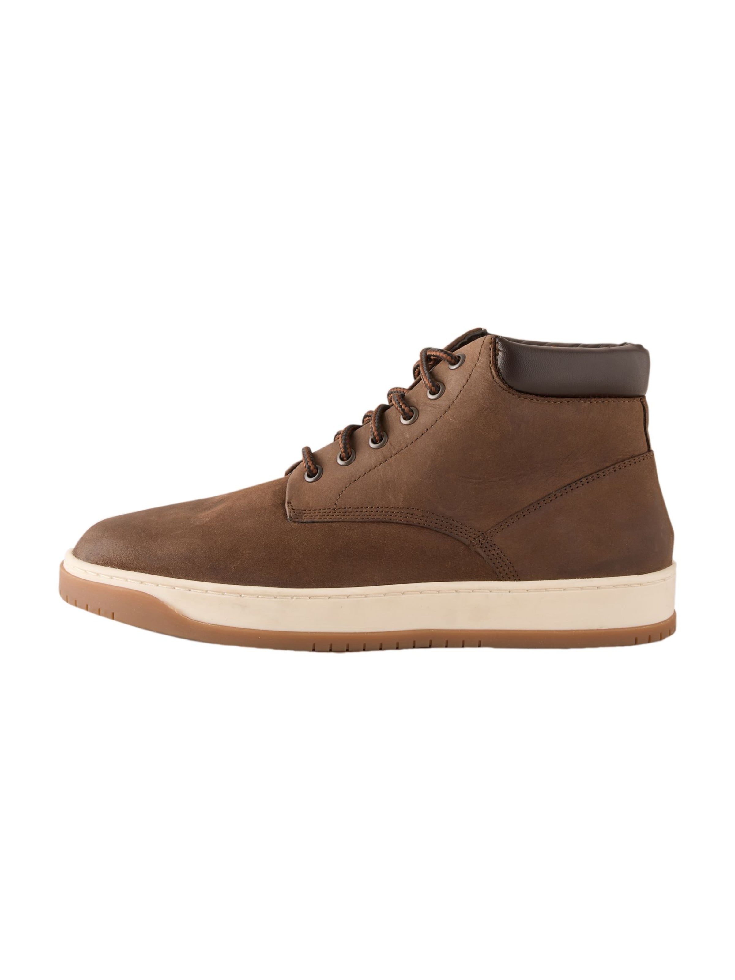 Next Lace-Up Boots in Brown: front