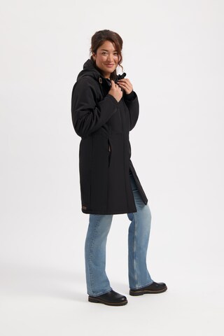 Travelin Winterjacke ' Erla ' in Schwarz