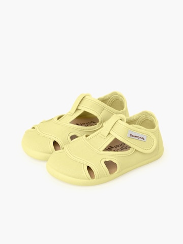Calzatura aperta di Pisamonas in giallo
