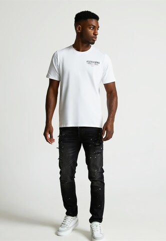 Alessandro Zavetti Shirt 'Montanelli' in Wit