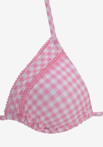 BUFFALO Triangel Bikinitop in Pink