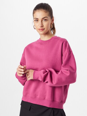 WEEKDAY - Sweatshirt em rosa: frente
