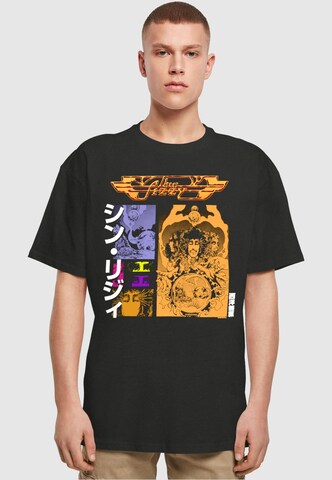 Merchcode Shirt 'Thin Lizzy - Vagabonds Japan' in Zwart: voorkant