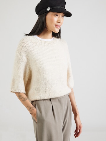JDY Pullover 'JDYLINEA' in Beige: Vorderseite