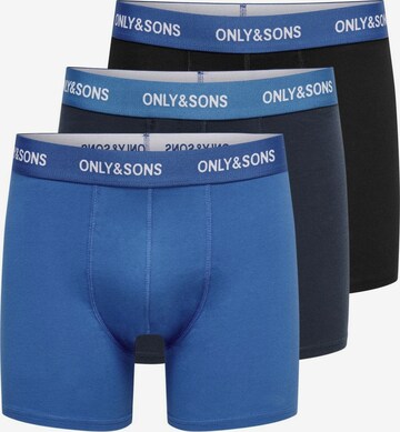 Only & Sons Boxershorts 'FITZ' i blå: framsida