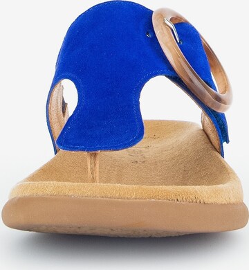GABOR T-Bar Sandals ' Dianette' in Blue
