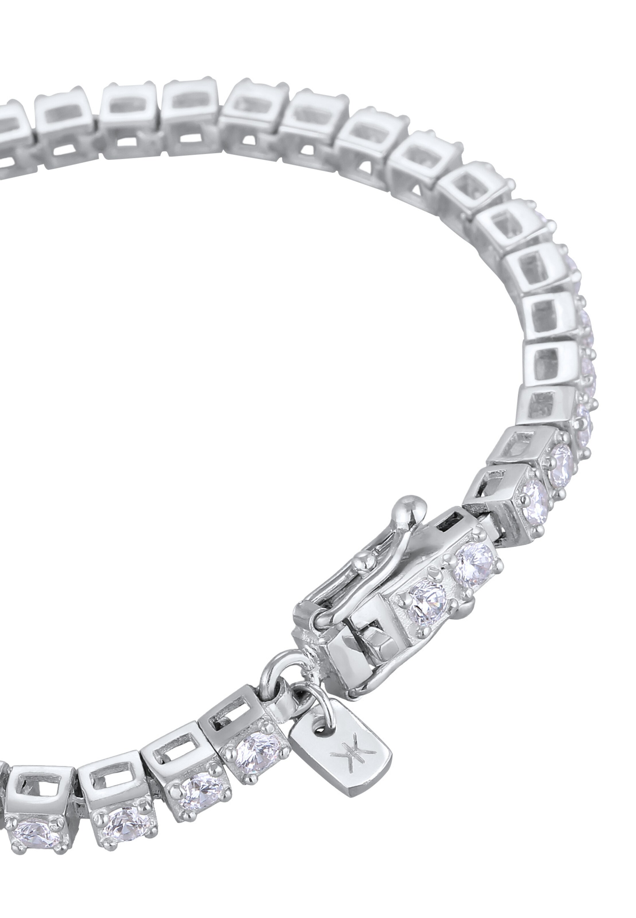 KUZZOI 'Tennisarmband' in Silber