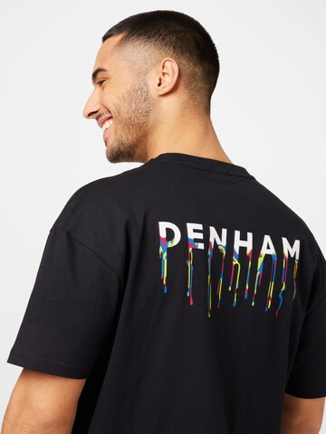 Tricou 'DRIP' de la DENHAM pe negru