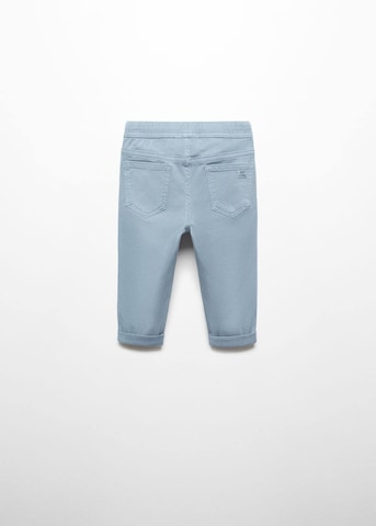 MANGO KIDS Normalny krój Spodnie w kolorze niebieski