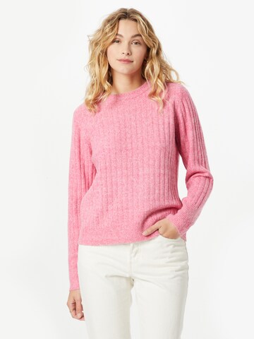 PIECES Pullover 'NOVA' in Pink: predná strana