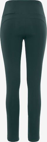 LASCANA ACTIVE - Skinny Calças de desporto em verde