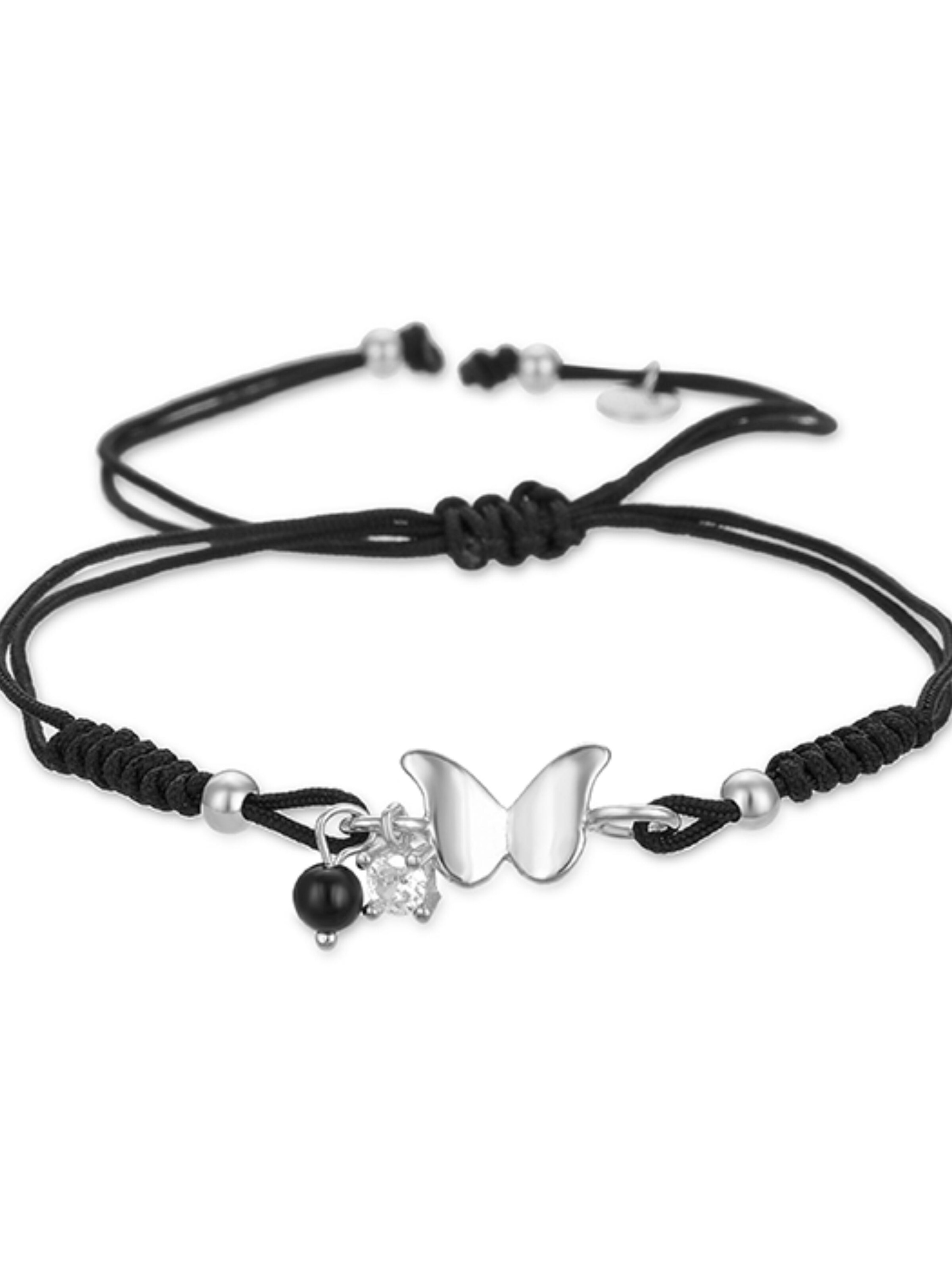 Braccialetto 'Dwyr' di Luxenter in nero