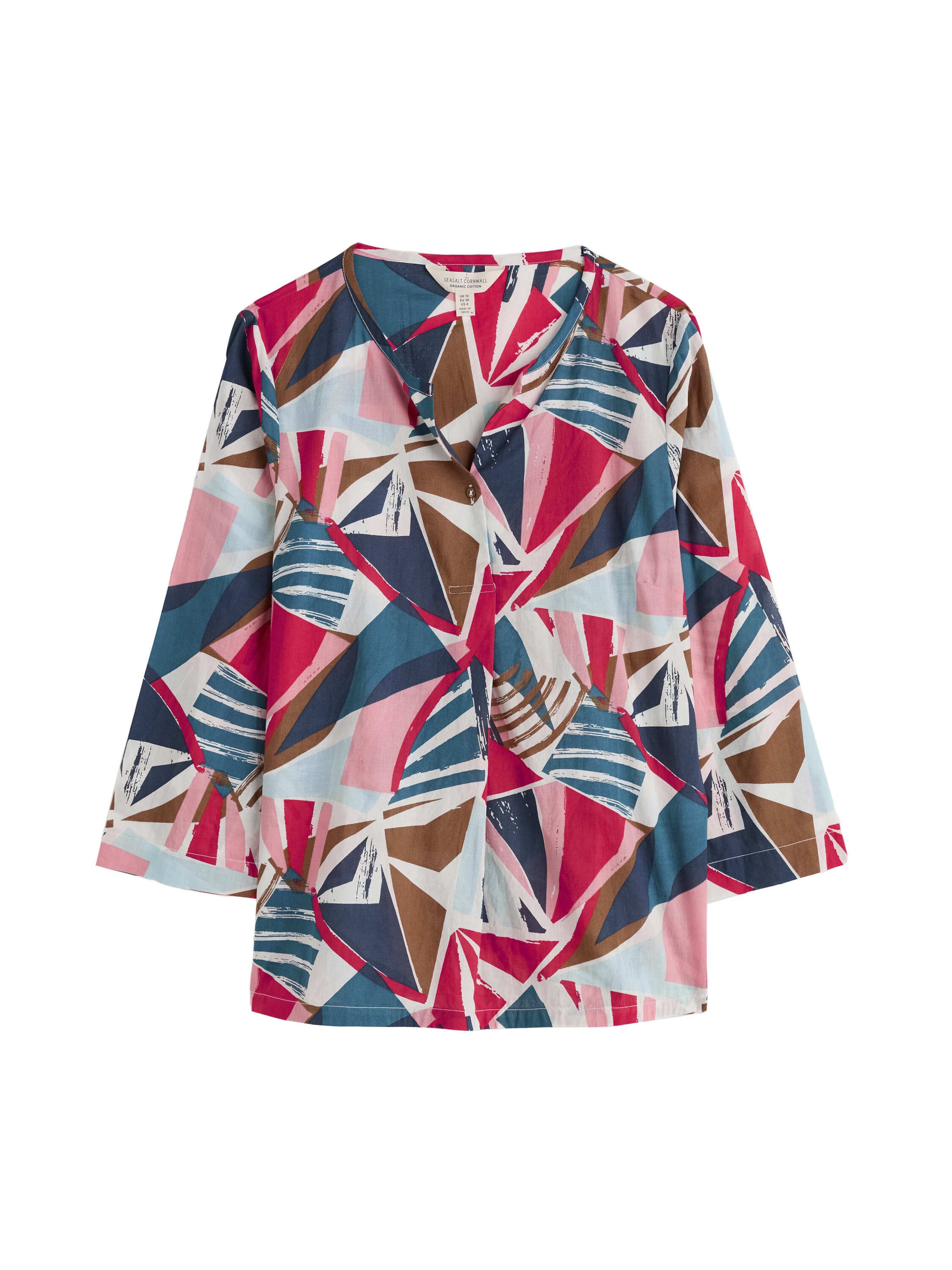 Seasalt Cornwall Blouse &#x27;Watercolour Sketch&#x27; in Roze: voorkant