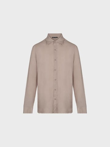 SILK & CASHMERE Shirt in Brown