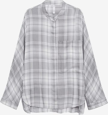 MANGO Bluse 'Justice' in Grau: predná strana