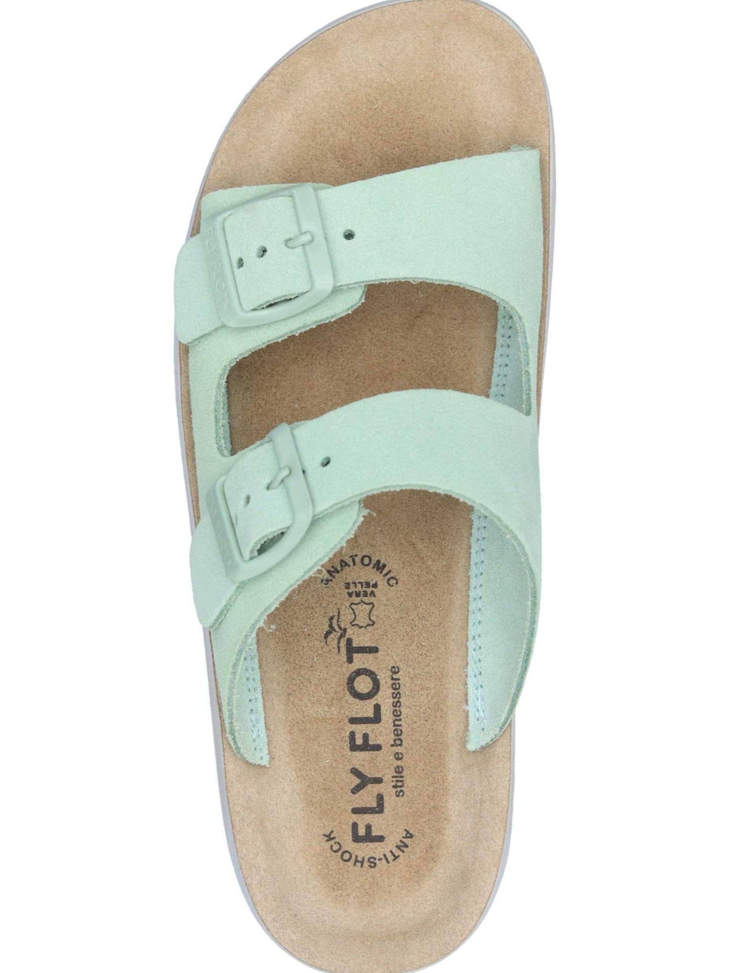 FLY FLOT Mules in Green