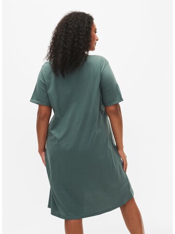 Chemise de nuit 'Mally' Zizzi en vert