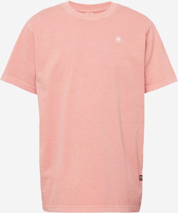 rozā G-Star RAW T-Krekls: no priekšpuses